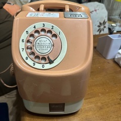 レトロな置物　回転式電話機