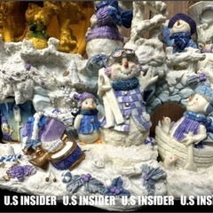 LAより入荷!!　高級感抜群■スノードーム×オルゴール■陶器製 大きめ25cm■贈り物にも最高＾＾　即日発送!!の画像