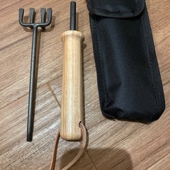 早い者勝ち‼️🏕️3点セット‼️ファイヤーグリルパン〜22cm 25cm 収納袋付き‼️の画像