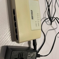 BUFFALO 5ポート スイッチングハブ LSW3-TX-5EPLの画像