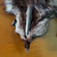 【GO-598】 フォックス ショール ファー マフラー 顔 手足の画像