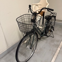 【引き渡し予定者決定しております】自転車　チャイルドシート付き