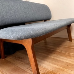 ニトリ　リビングダイニング2人用チェア(Nシールドリラックスワイド の画像