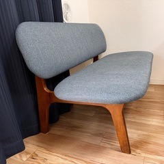 ニトリ　リビングダイニング2人用チェア(Nシールドリラックスワイド の画像