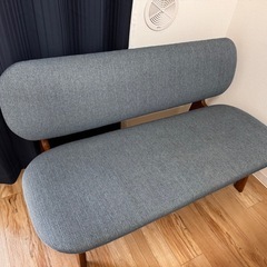 ニトリ　リビングダイニング2人用チェア(Nシールドリラックスワイド の画像