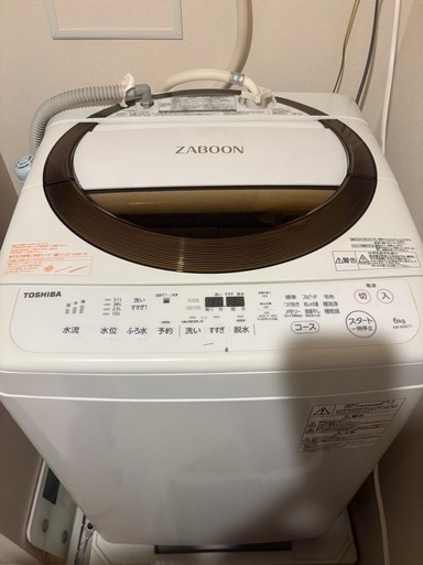2018 年　東芝　洗濯機　6キロ