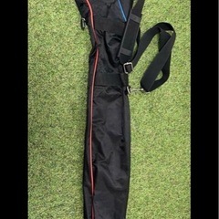 US Golf キャディバッグ 黒/赤/青の画像