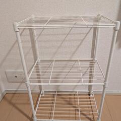 【〆】スチールラック 白