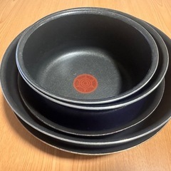 【譲り先決🔴】ガス専用 ティファール フライパンセット