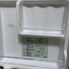 予約済み)1ドア冷蔵庫【ノンフロン】の画像