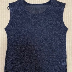 【値下げ】シフォンボレロ（９号黒）＆ラメのタンクトップ（９号黒）の画像