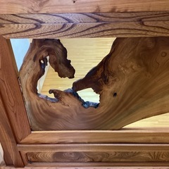 木の衝立の画像