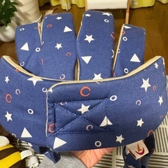 ごっつん防止ヘルメット　2点セット　転倒防止　セーフティグッズの画像