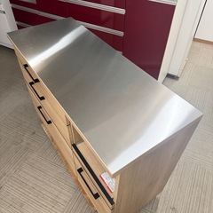 超美品‼️】高級♪ 古賀家具 120cm幅キッチンカウンター 天板