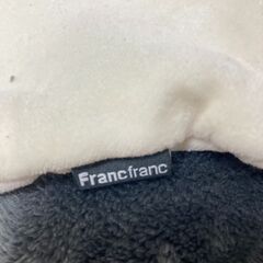 ★直接受け渡しのみ★　【francfranc】【松尾ミユキ：猫】モノトーン🎶クッションカバーセット2点  の画像