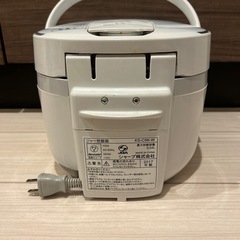 SHARP 炊飯器　の画像
