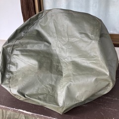 米軍　防水円筒形収納袋(引き紐付き)の画像