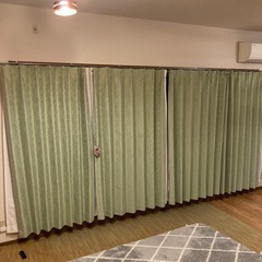 カーテンとレースカーテンのセット