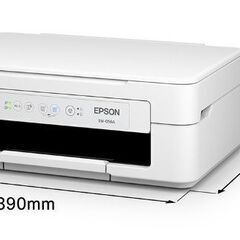 【取引予定有】EPSONプリンター2024年製ほぼ未使用　複合機EW-056A　純正インク未開封つきの画像