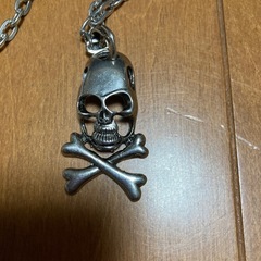 値下げドクロのネックレス の画像