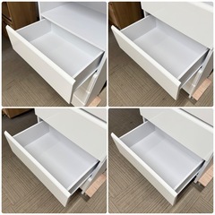 【超美品‼️】定価34,990円♪ ニトリ 60cm幅隙間収納庫(フロンティア60) ランドリーラック 多目的棚 艶ありホワイト♪の画像