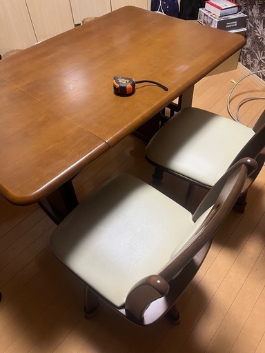 延長可能ダイニングテーブル 引取のみ 名古屋】20万のダイニングセット