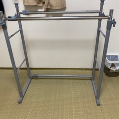 押し入れ 突っ張り ハンガー 2列