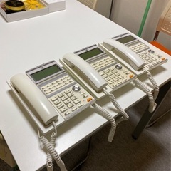 SAXA サクサ TD610 ホワイト 3台セット ビジネスフォ...