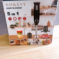 新品セット5in1ブレンダー&ポータブルミキサー600ml