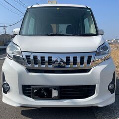 全込み30万円！EKスペースカスタム 車検長い！最上級グレード ターボ 両側電動スライド フルセグTVナビ ETC ワンオーナー 15インチ純アルミの画像