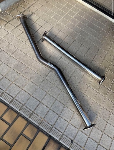 スリーキャッツ製 AWS210系クラウン用ステンレス 中間ストレートパイプ スリーキャッツ製 AWS210 210クラウン ハイブリッド 底上げ 中間パイプ