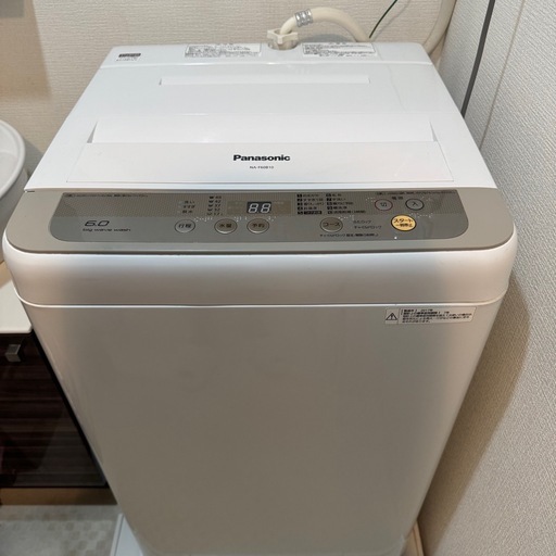 【引渡予定者確定】パナソニックの洗濯機
