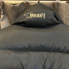Bear ベアー　ダウンジャケット　リバーシブル　黒✖️赤
の画像