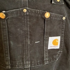Carhartt ブラック オーバーオール　つなぎ　オールインワン　3Lの画像