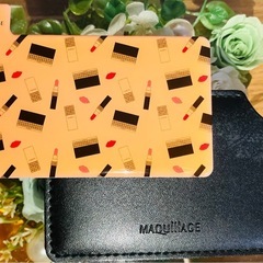 【中古】カード型ミラー＋カバー　マキアージュ　非売品