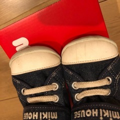 ミキハウス　13cm インディゴブルーの画像