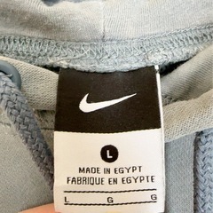 Nike フード付きパーカー Lサイズ ブルーの画像