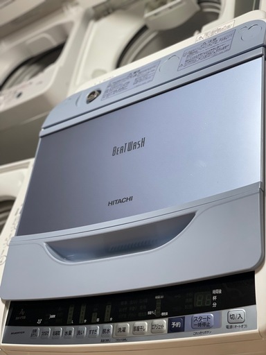 送料・設置込み可　洗濯機　7kg HITACHI 2017年　【分解クリーニング済み】