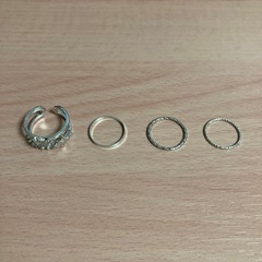 ⭐️指輪 4本セット 未使用⭐️