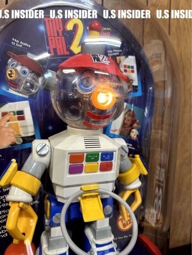 LAより入荷!! USA非売品!! ミラクルレア!! 動作確認OK!! マイ・パル2 エレクトロニクス・トーキング・ロボット■J.C.