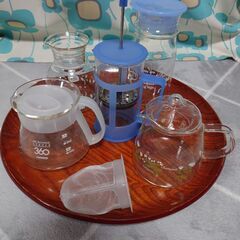 【耐熱ガラス☕】ティーポットまとめて／#コーヒー#紅茶#ハーブティー】