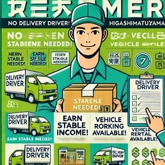📦 軽貨物ドライバー大募集！🚛【全国対応・直行直帰OK・未…