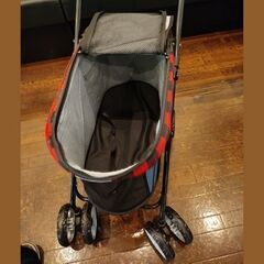 ペットカート ４輪 折りたたみ 軽量 スリム 小さめ コンパクト（新品未使用）の画像
