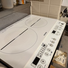 アイリスオーヤマ2口IHコンロ美品
