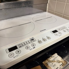 アイリスオーヤマ2口IHコンロ美品の画像