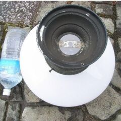 昭和20年頃　レトロ　アンティーク照明　　乳白色　 電笠　ペンダントライトの画像