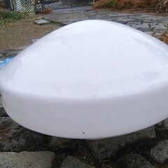 昭和20年頃　レトロ　アンティーク照明　　乳白色　 電笠　ペンダントライトの画像