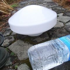 昭和20年頃　レトロ　アンティーク照明　　乳白色　 電笠　ペンダントライトの画像