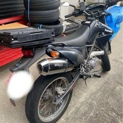 kawasaki Dトラッカー125  17インチ化 実働の画像