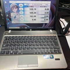 ノートパソコン　（CPU）Core-i5 2540M（2.60GHz）メモリ（DDR3 4GB）、SSD（新品320GB）Windows10 PRO  12インチ型　電源付き、すぐ使えます。の画像